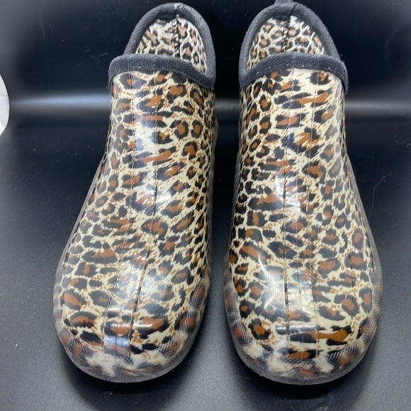 Animal Print Corkys Trendy Puddle Rain Boots. Size 11. D5/A1915 - Picture 1 of 6